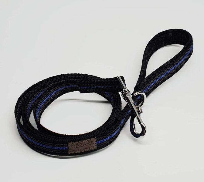 Polipropilēna pavada ar neslīdošu gumijas pārklājumu, 2cm plata